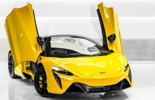 Rent Mclaren Artura Yellow in Dubai - New Arrival Car Rental Dubai