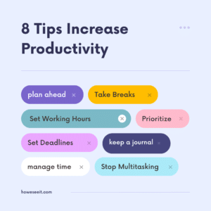 tips to increase productivity